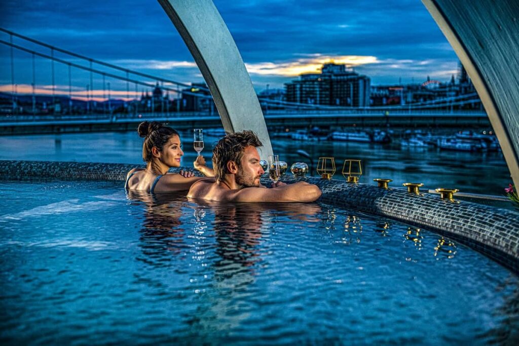 Rudas, Wellness auf dem Dach